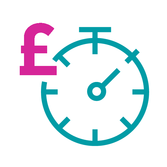 Save time and reduce costs icon