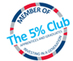 5% Club member 