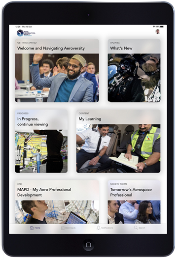 Royal Aeronautical Society Learning and CPD App