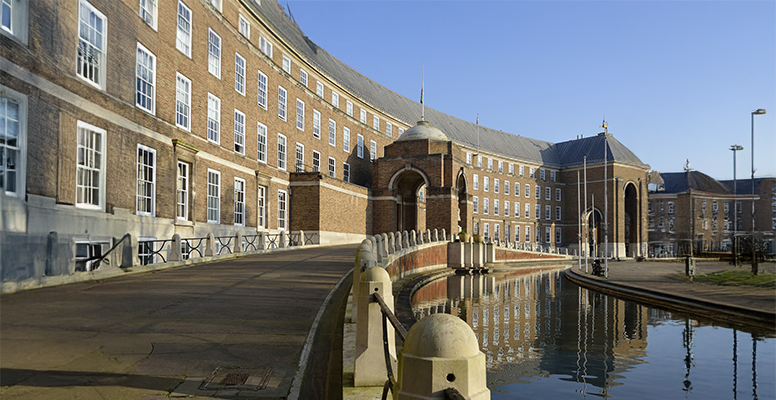 City Hall or The Council House, College Green, Bristol, England