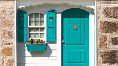 Civica Teal Door