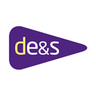 Defence Equipment and Support (DE&S logo